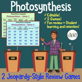 Photosynthesis Jeopardy Review Games