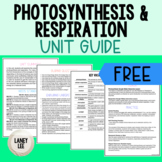 Photosynthesis & Respiration Unit Plan