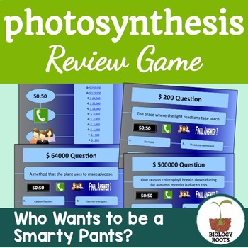 Preview of Photosynthesis Review Game
