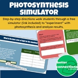 Photosynthesis Simulator (includes free link & sub instructions)