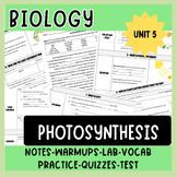 Photosynthesis Unit Curriculum (Biology Unit 5)