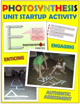 Preview of Photosynthesis: Unit Startup Activity