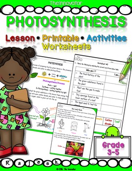 Preview of Photosynthesis – Unit plan with worksheets