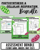 Photosynthesis and Cellular Respiration Assessment/Study G