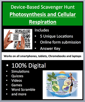 Preview of Photosynthesis and Cellular Respiration – Device-Based Scavenger Hunt Activity