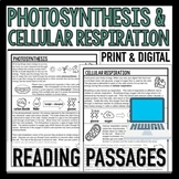 Photosynthesis and Cellular Respiration Reading Passages