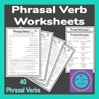 phrasal verbs worksheets teaching resources teachers pay teachers