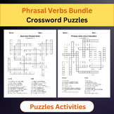 Phrasal Verbs Bundle | English Vocabulary | Crossword Puzz