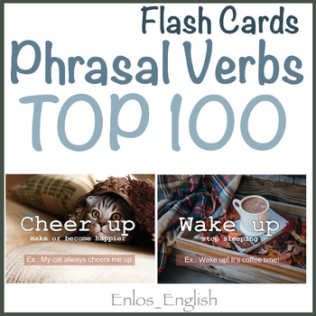 Preview of Phrasal Verbs Flash Cards ESL