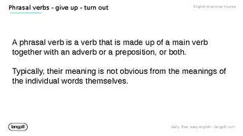 O Phrasal Verb TO GIVE UP em inglês