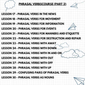 Preview of Phrasal VerbsCourse(part2) | Close Reading | Reading Toefl | Reading Ielts