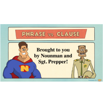 Preview of Phrase vs. Clause and Types of Sentences and Escape Room Activity