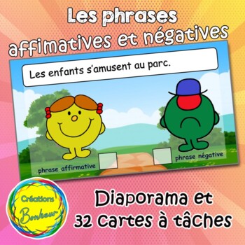 Preview of Phrases affirmatives  et négatives Monsieur Madame