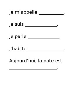 Preview of Phrases de Classe (printables)