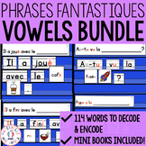 French Phonics Bundle - Decodable Pocket Chart Sentences -