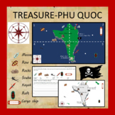 Phu Quoc Island - Pirate Map Speaking/Writing Game - (Nort