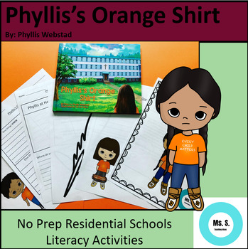 Preview of Phyllis's Orange Shirt: Residential School Literacy Activities