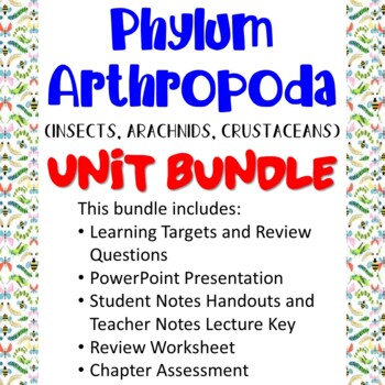 Preview of Phylum Arthropoda Unit Bundle (Arthropods: Insects, Arachnids, Crustaceans)