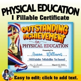 Physical Education Certificate 2