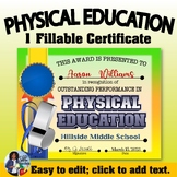 Physical Education Certificate 4