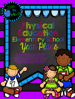 Preview of Phys Ed FULL YEAR PLAN BUNDLE
