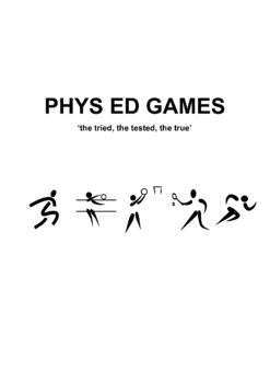 Preview of Phys. Ed. Games - WARM-UP GAMES -  'the tried, the tested, the true'