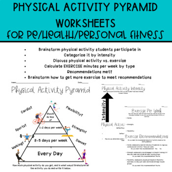 blank physical activity pyramid