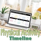 Physical Activity Timeline - A Back to School Activity for