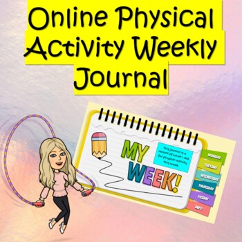 Preview of Physical Activity Weekly Online Digital Journal - Distance Learning - Google