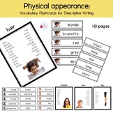 Physical Appearance Descriptive Vocabulary Display