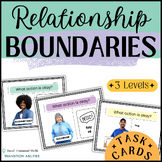 Physical Boundaries in Relationships | TASK CARD Social Em