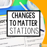 Physical Change and Chemical Change Science Stations | 5th