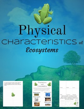 Preview of Physical Characteristics of Ecosystems Packet