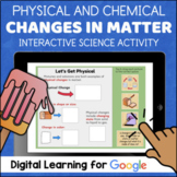 Physical & Chemical CHANGES IN MATTER Changing States of M