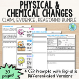 Physical & Chemical Changes - CER Prompts