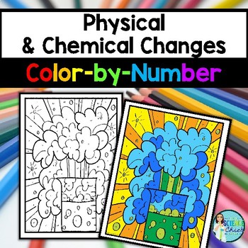 Physical & Chemical Changes Color-by-Number by Science Chick | TpT