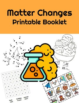Preview of Physical Chemical Changes Printable Booklet