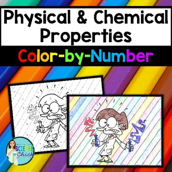 Physical & Chemical Properties Color-by-Number by Science Chick | TpT