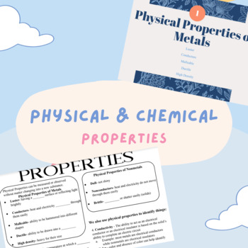 Preview of Physical & Chemical Properties Notes/PPT