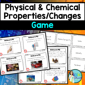 Preview of Physical & Chemical Properties and Changes Game