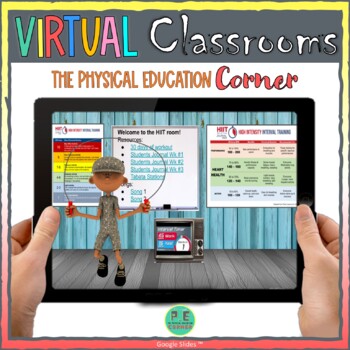 Preview of Physical Education | 7 Virtual Classrooms | Google Slide
