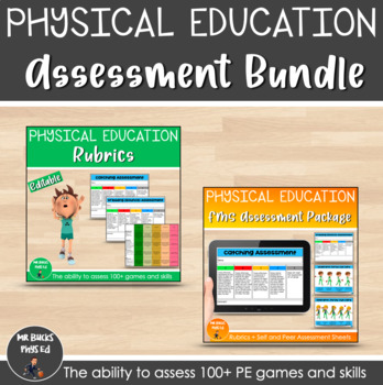 Preview of Physical Education Assessment Bundle Year 1 - 6