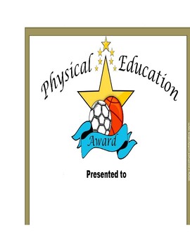 Preview of Physical Education Award