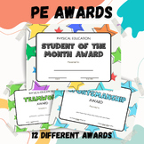 Physical Education Attributes Awards (Star Theme)