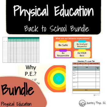 Preview of Physical Education Back to School Bundle