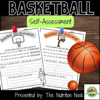 Preview of Physical Education: Basketball Self Assessment for Grades 3 to 6