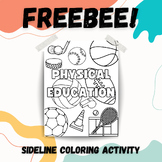Physical Education Coloring Freebie