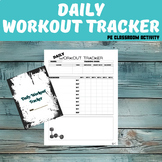 Physical Education PE/Weights Class: Daily Fitness & Worko