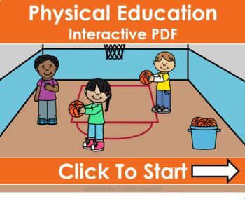 Preview of Physical Education Distance Learning Interactive PDFs