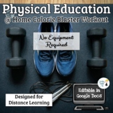 Physical Education Distance Learning Workout - Calorie Blaster